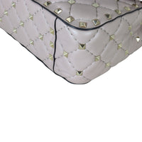 Valentino Rockstud Spike Medium Shoulder Bag Corner Close Up