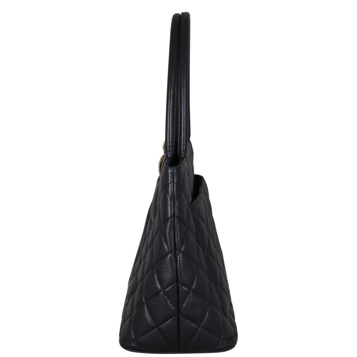 Chanel Medallion Tote Side