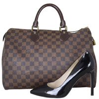 Louis Vuitton Speedy 35 Damier Ebene Shoe