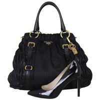 Prada Tessuto Gaufre Bag Shoe