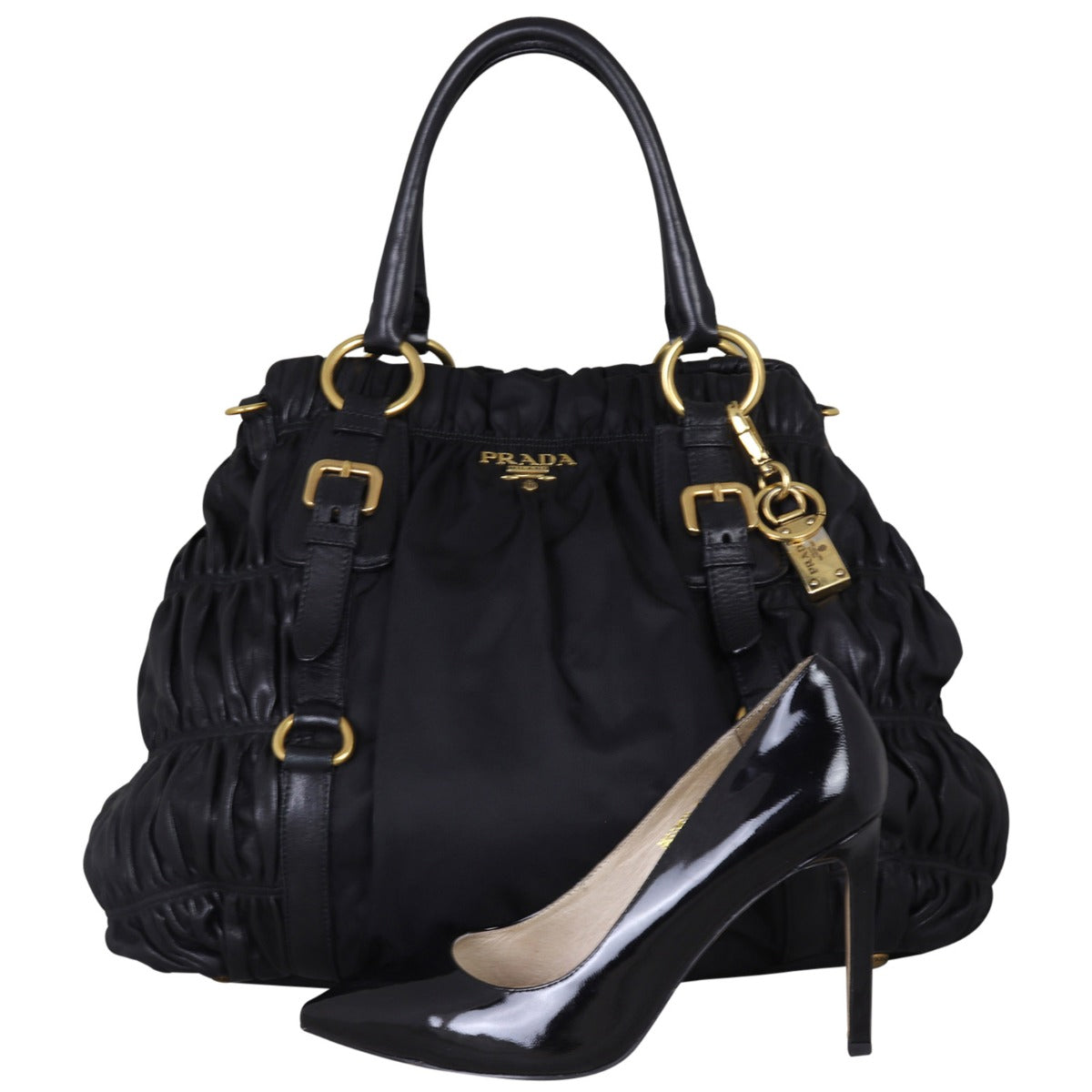 Prada Tessuto Gaufre Bag Shoe