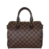 Louis Vuitton Speedy 25 Bandouliere Damier Ebene  Front