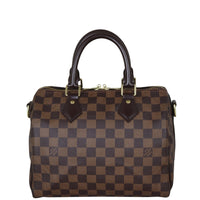 Louis Vuitton Speedy 25 Bandouliere Damier Ebene  Front