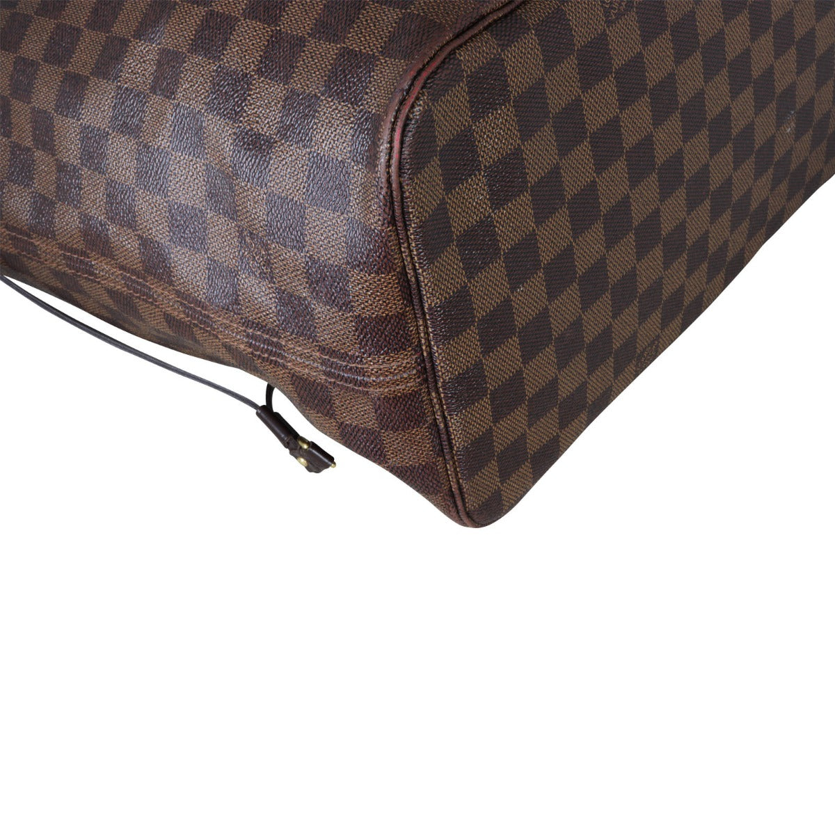 Louis Vuitton Neverfull GM Damier Ebene Corner Close Up