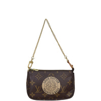 Louis Vuitton Mini Pochette Accessoires Monogram Trunks & Bags Front