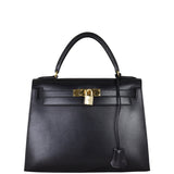 Hermes Kelly 28 Sellier Boxcalf Front