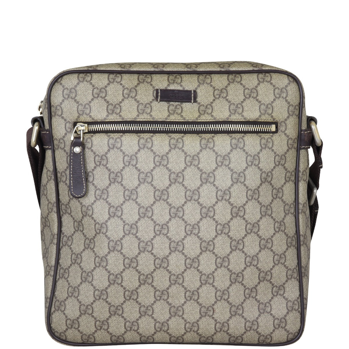 Gucci GG Supreme Messenger Bag Front