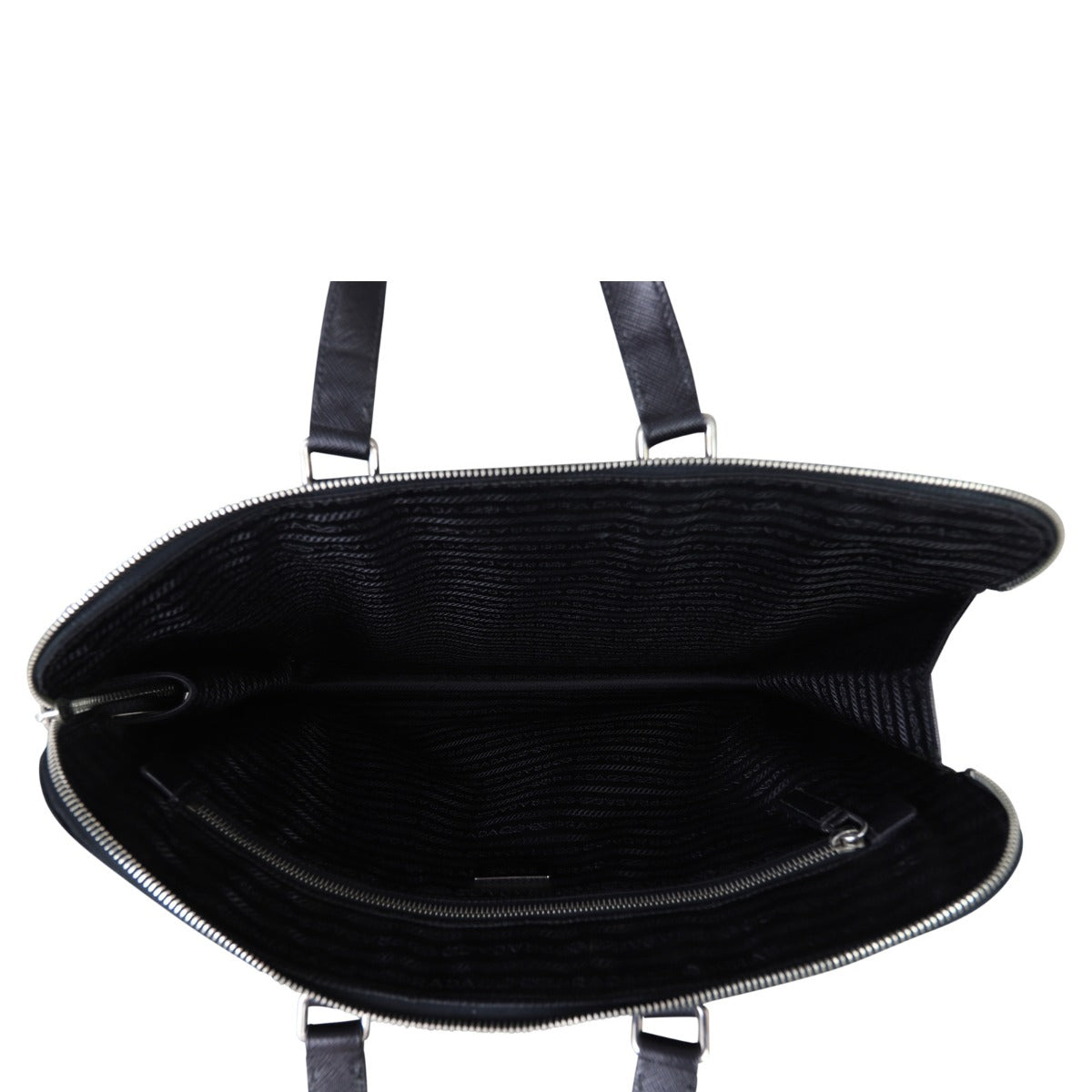 Prada Saffiano Lux Briefcase Whole Interior
