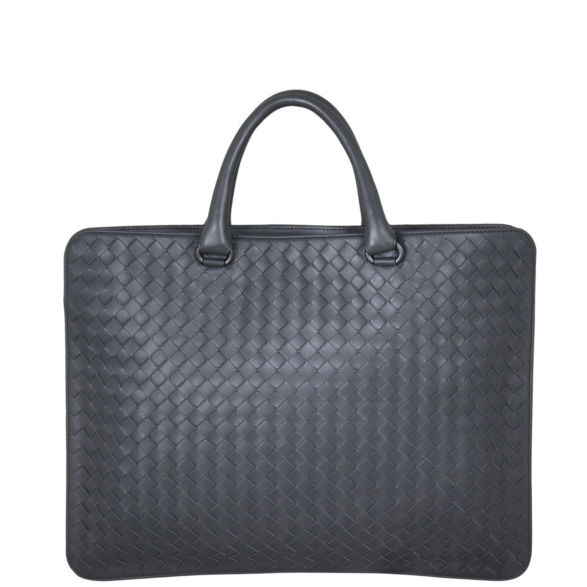 Bottega Veneta Intrecciato Briefcase Front