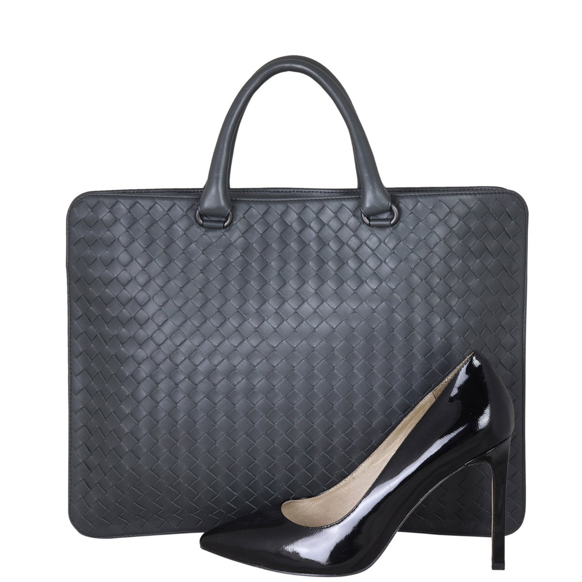 Bottega Veneta Intrecciato Briefcase Shoe