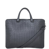 Bottega Veneta Intrecciato Briefcase Front With Strap