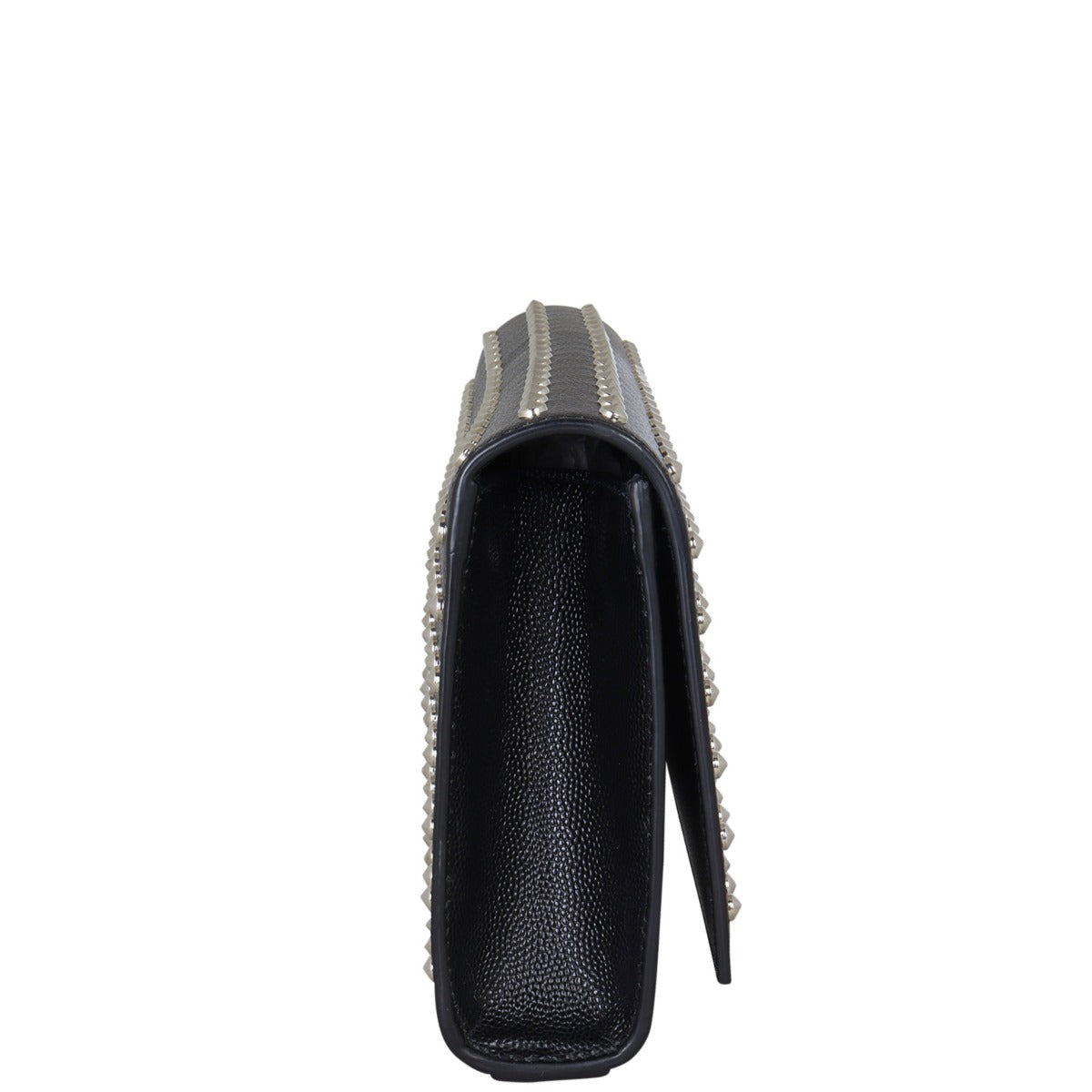 Saint Laurent Monogram Kate Studded Clutch Side