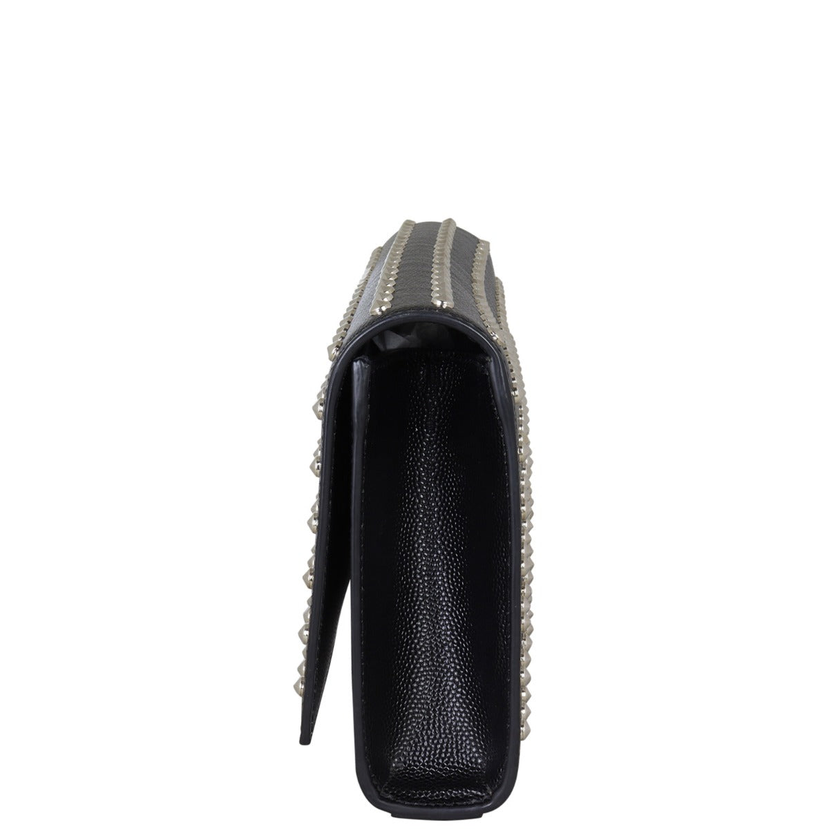 Saint Laurent Monogram Kate Studded Clutch Side