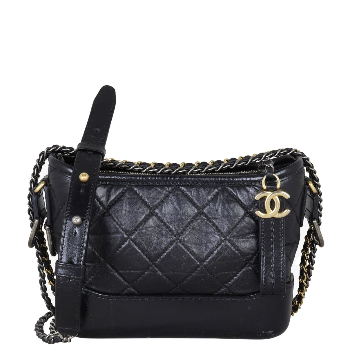 Chanel Gabrielle Hobo Small Front Showing Strap