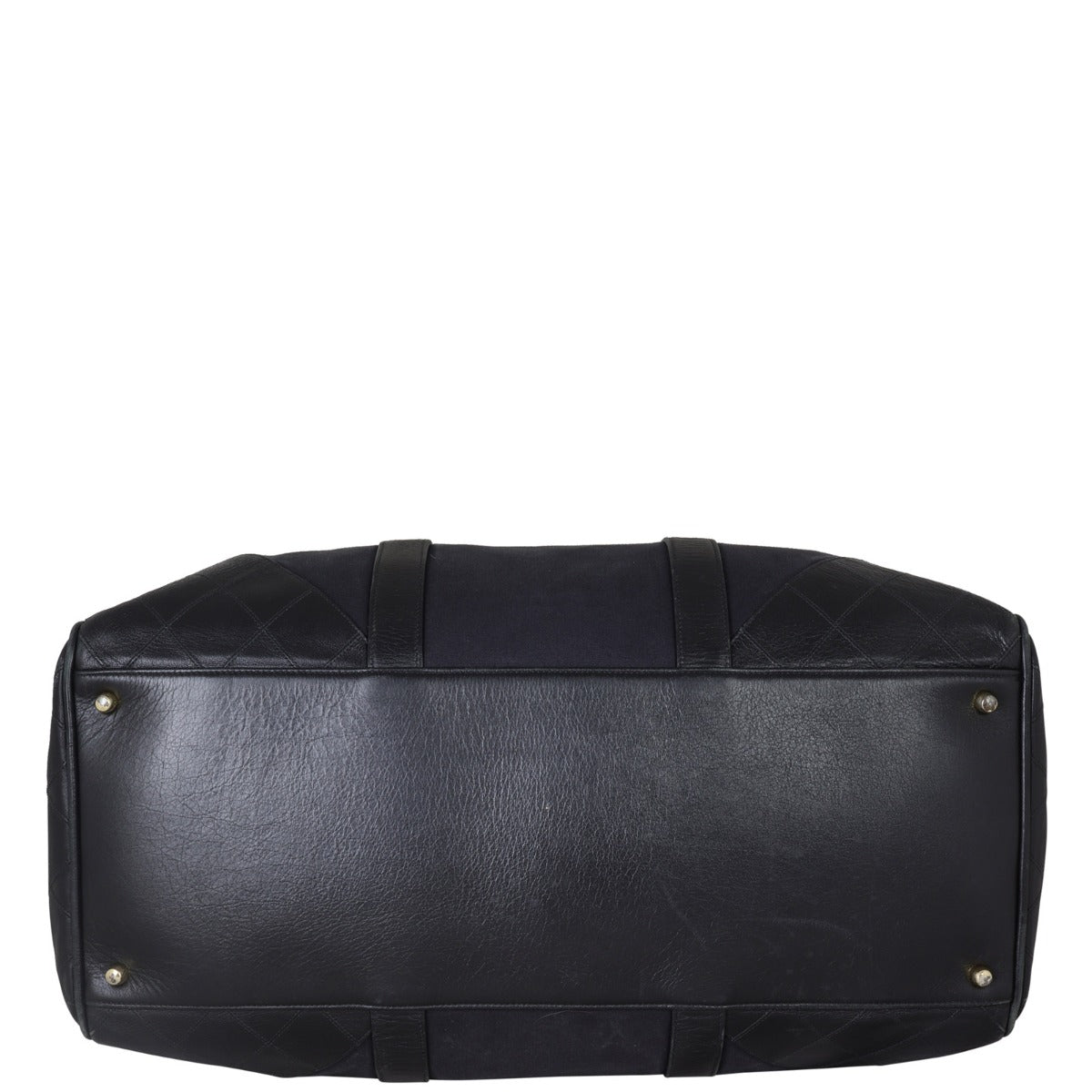 Chanel Vintage Canvas Duffle Bag Base