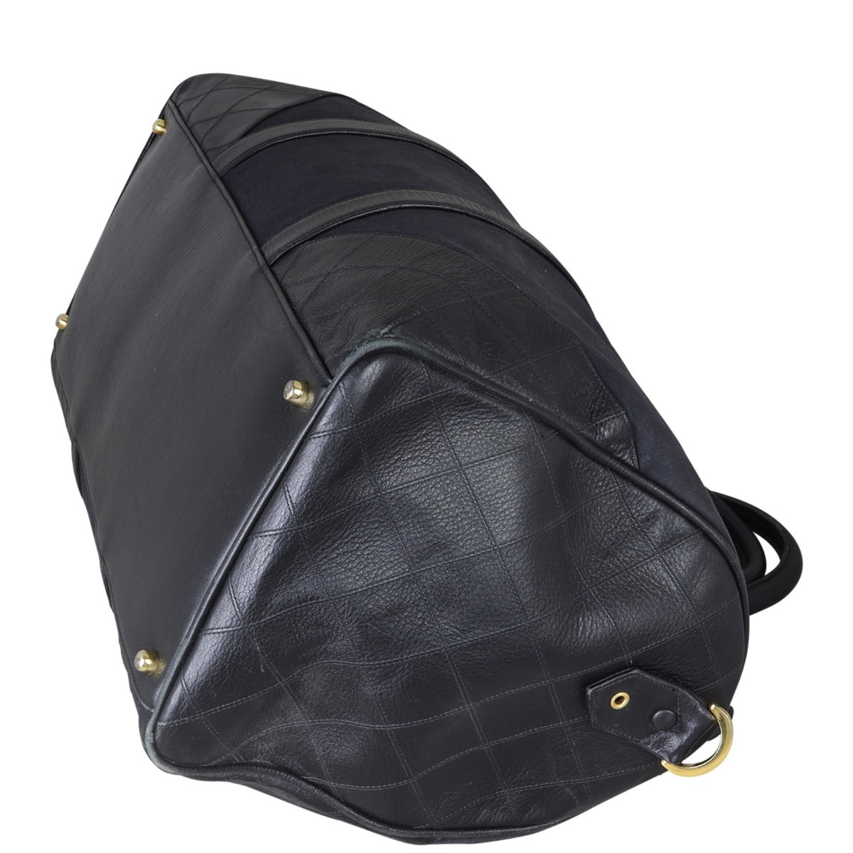 Chanel Vintage Canvas Duffle Bag Corner Distance