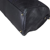 Chanel Vintage Canvas Duffle Bag Corner Close Up