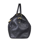 Chanel Vintage Canvas Duffle Bag Side