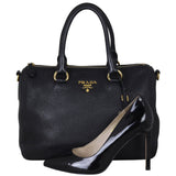 Prada Vitello Daino Satchel Bag Shoe