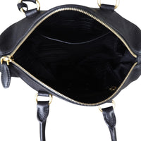 Prada Vitello Daino Satchel Bag Whole Interior