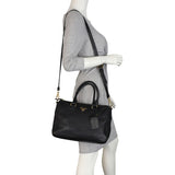 Prada Vitello Daino Satchel Bag Mannequin
