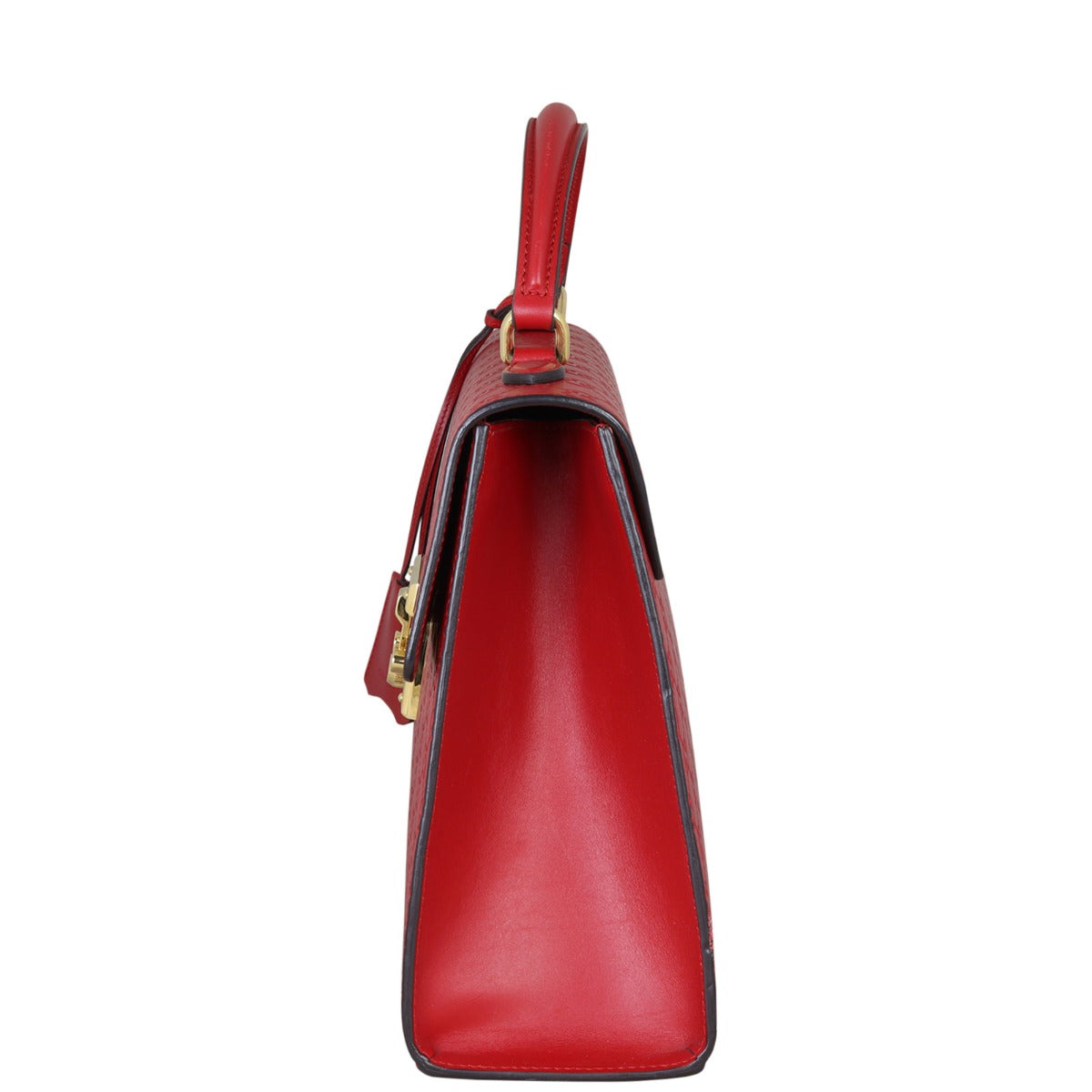 Gucci Guccissima Padlock Top Handle Bag Medium Side