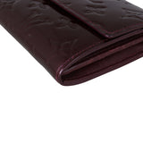 Louis Vuitton Sarah Wallet Monogram Vernis Corner Close Up