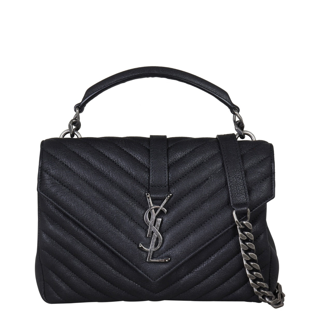 Saint Laurent College Medium Front With Chain