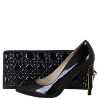 Dior Lady Dior Patent Cannage Clutch Date Code