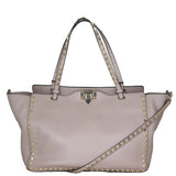 Valentino Rockstud Tote Medium Front With Strap