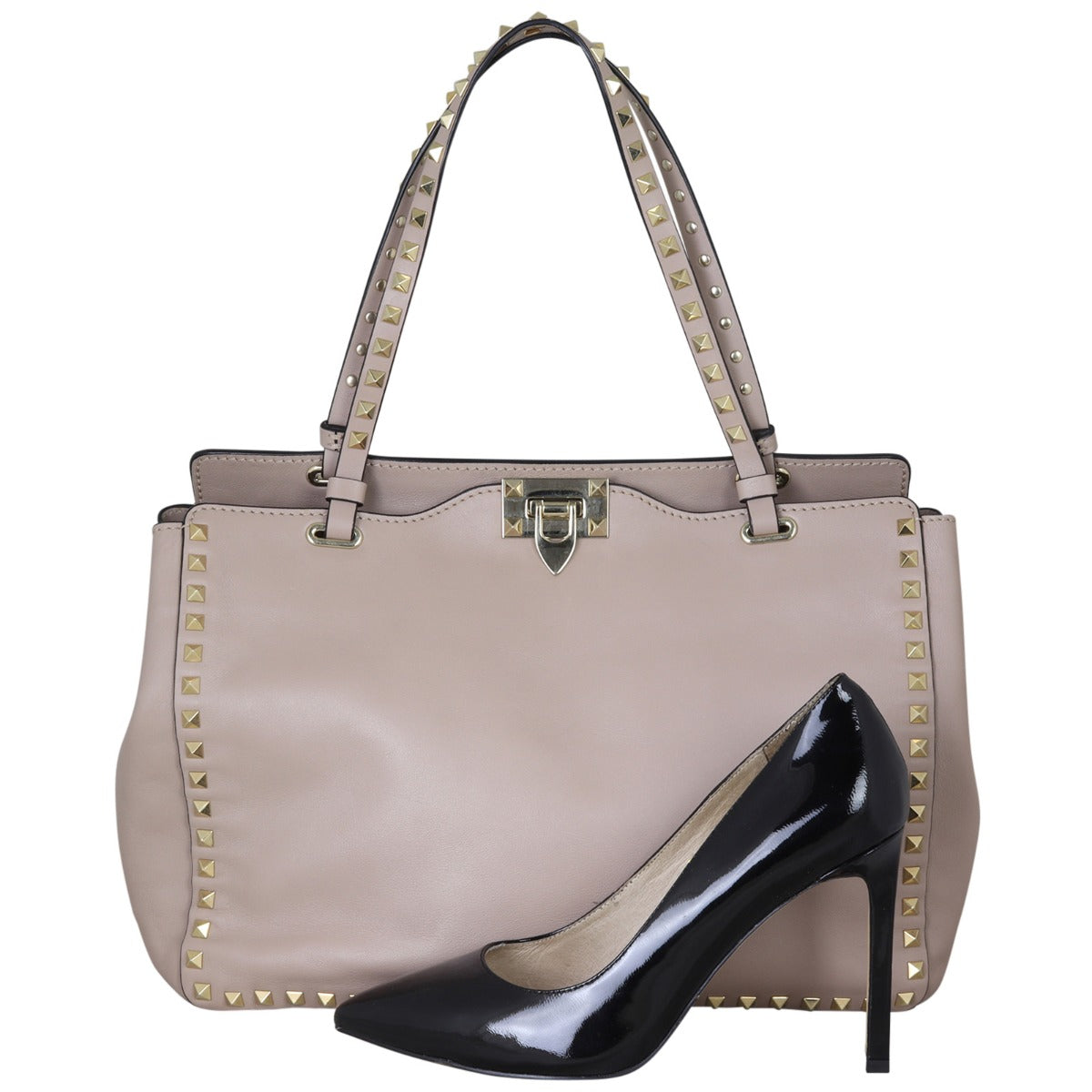 Valentino Rockstud Tote Medium Shoe