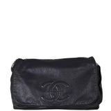 Chanel Triple Chain Flap Bag Front