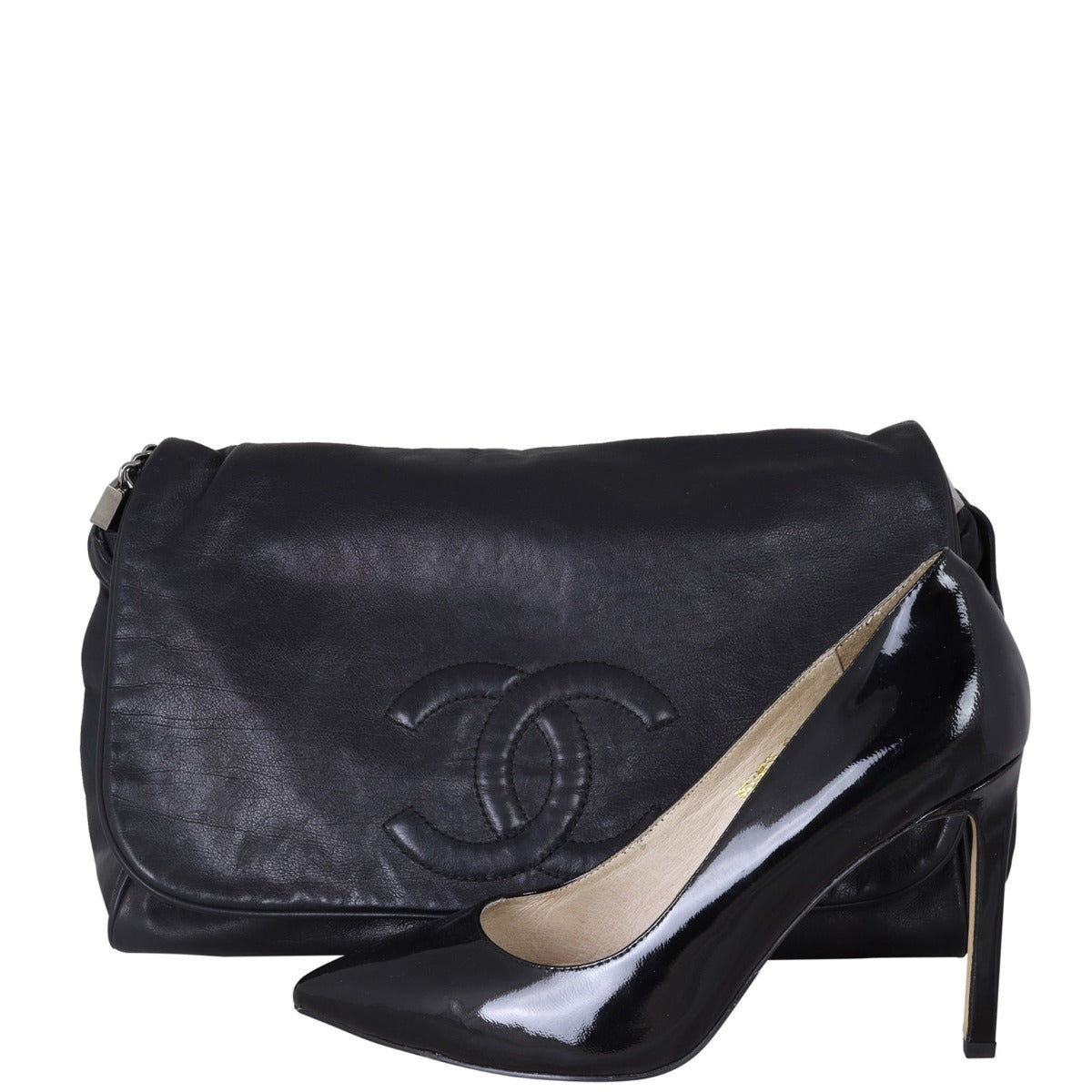 Chanel Triple Chain Flap Bag Shoe