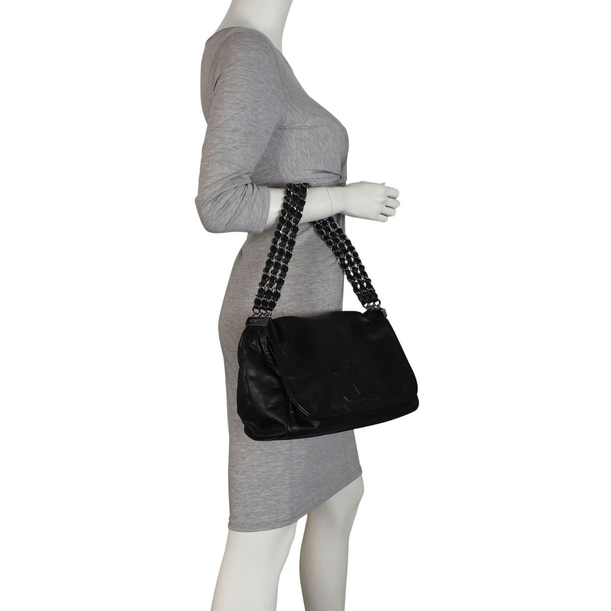 Chanel Triple Chain Flap Bag Mannequin