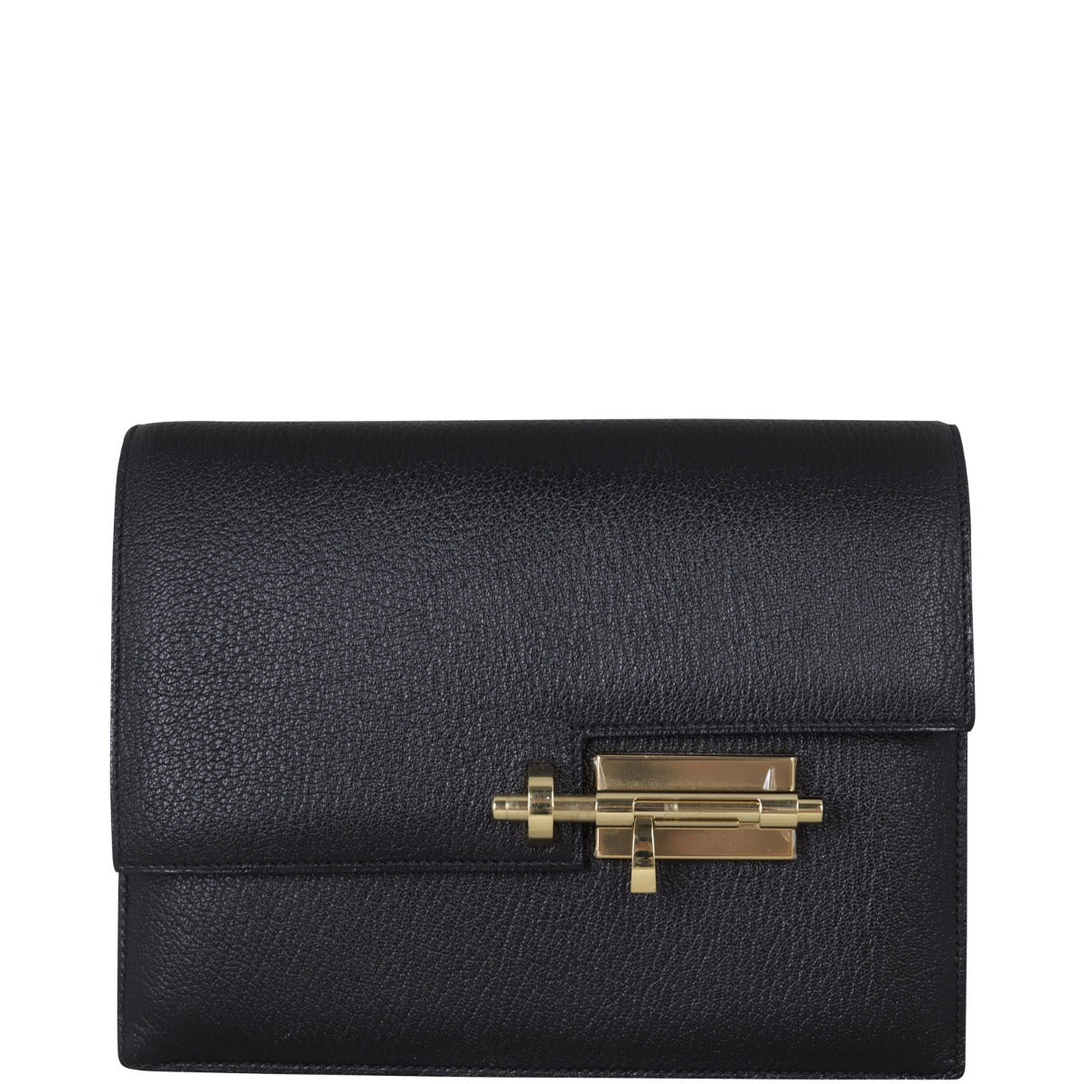 Hermes Verrou Chevre Mysore Clutch Front