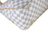 Louis Vuitton Figheri PM Damier Azur Corner Close Up