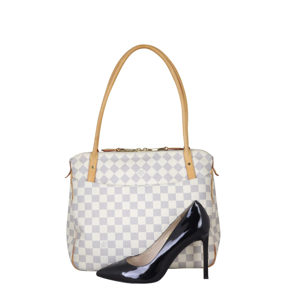 Louis Vuitton Figheri PM Damier Azur Shoe