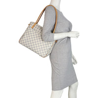 Louis Vuitton Figheri PM Damier Azur Mannequin