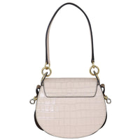 Chloe Tess Small Croc-Embossed Back