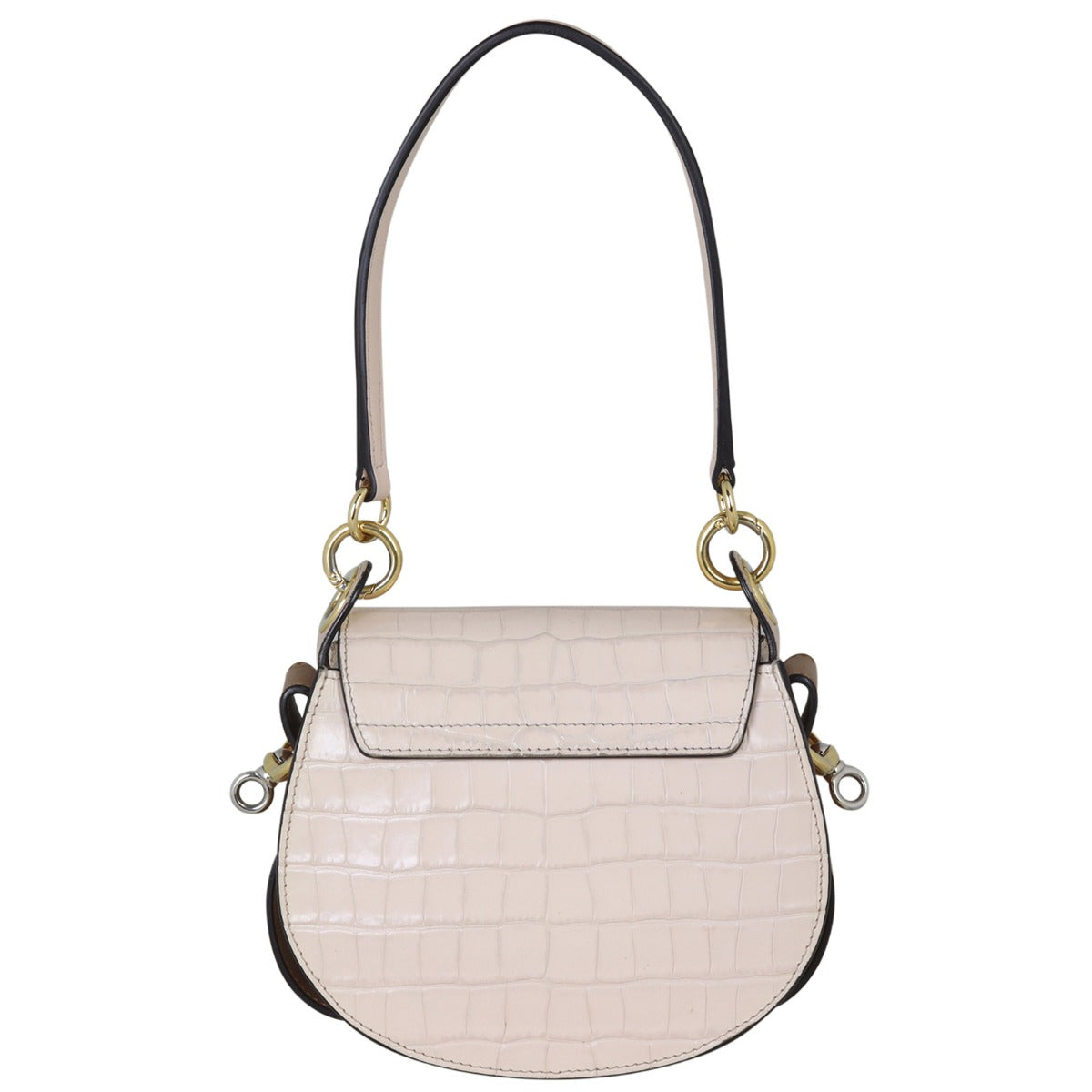 Chloe Tess Small Croc-Embossed Back