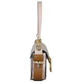 Chloe Tess Small Croc-Embossed Side