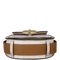 Chloe Tess Small Croc-Embossed Base