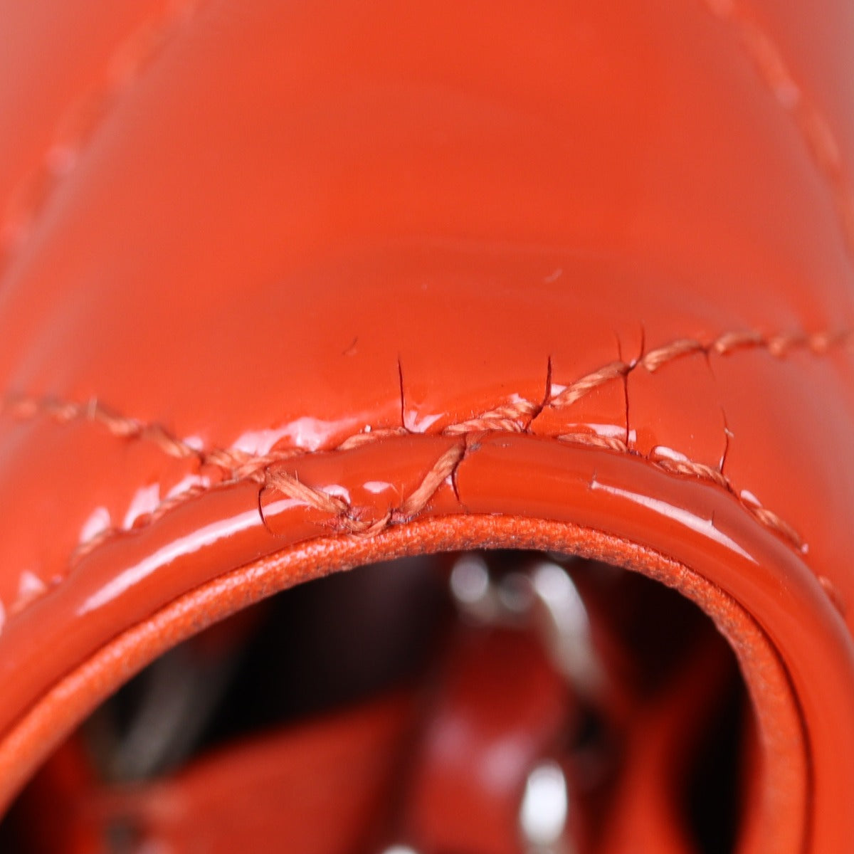 Chanel Brilliant Wallet on Chain Patent Wear