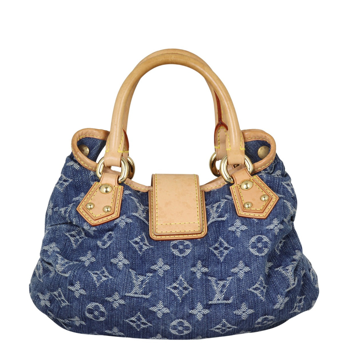Louis Vuitton Pleaty Monogram Denim Back
