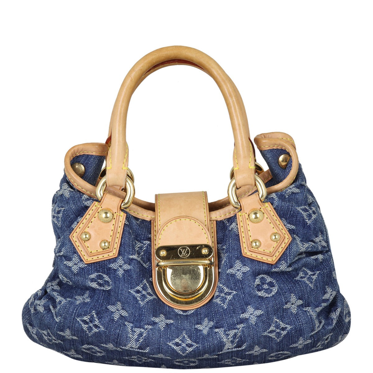 Louis Vuitton Pleaty Monogram Denim Front