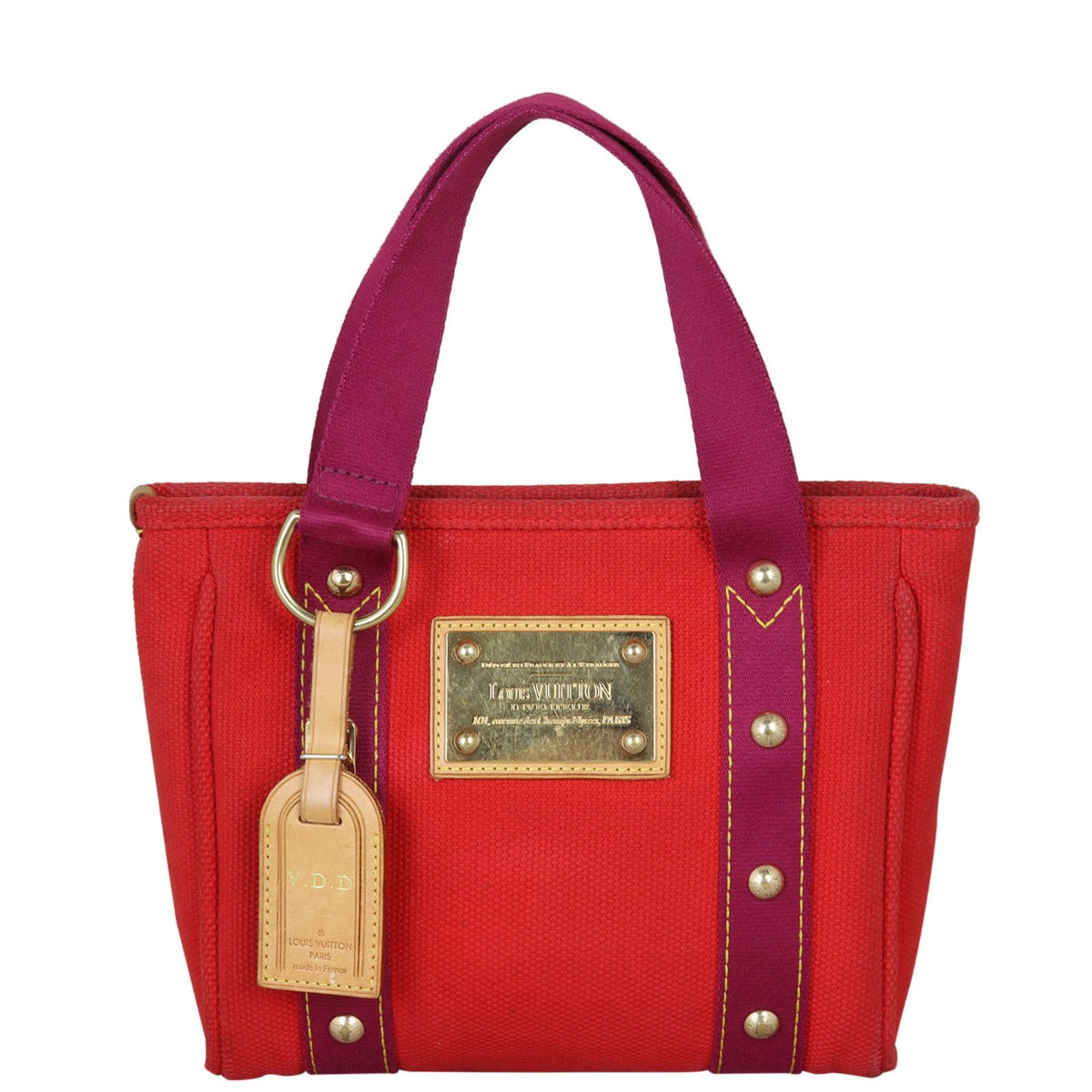 Louis Vuitton Antigua Cabas PM Front With Hot Stamp