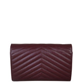 Saint Laurent Envelope Chain Wallet Back