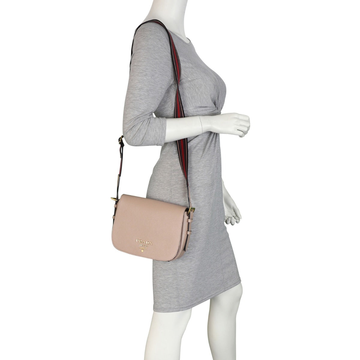 Prada Saffiano Crossbody Bag Mannequin