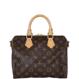 Louis Vuitton Speedy 25 Bandouliere Monogram Front