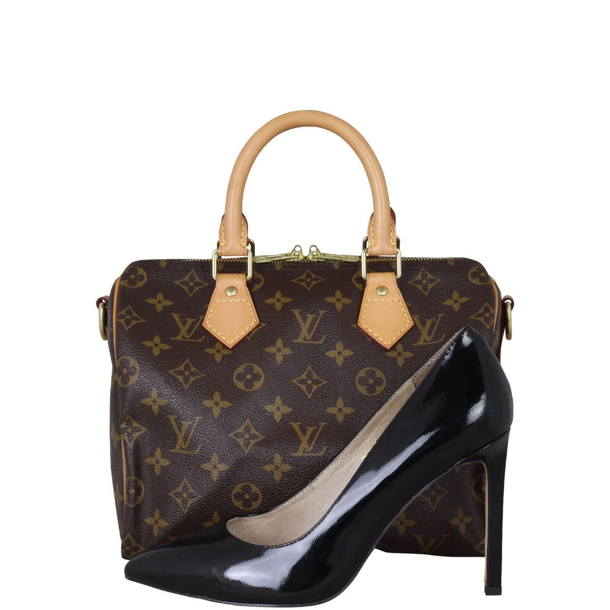 Louis Vuitton Speedy 25 Bandouliere Monogram Shoe